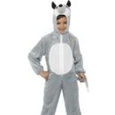 Wolf Costume Kids Grey White 1