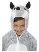 Wolf Costume Kids Jumpsuit Grey White 3