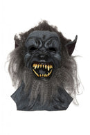 Wolf Mask Grey Hair Rubber Masks Unisex 1
