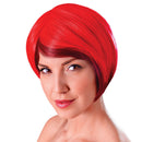 Womens Blended Bob Wig Red Black Hair 1