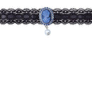 Womens Cameo Pearl Choker Costume Accesories Female Halloween 2
