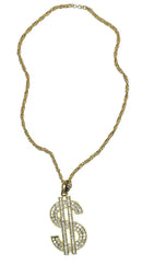 Womens Dollar Necklace Superior Metal Costume Accessories Female Halloween 1