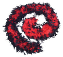 Womens Feather Boa 80g Red Black Costume Accessories Female Halloween 1