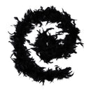 Womens Feather Boa Black Costume Accessories Female Halloween 1