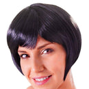 Womens Flirty Flick Black Wigs Female Halloween Costume 1