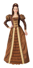 Womens Golden Queen Adult Costume Female Halloween 1