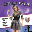 Womens Gothic Bride Adult Costume Female Uk Size 10 14 Halloween 2