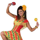 Womens Mexican Lady Dress Adult Costume Female Uk Size 12 14 Halloween 1
