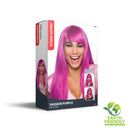 Womens Passion Long Neon Purple Wigs Female Halloween Costume 1