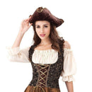 Womens Pirate Gold Rose Adult Costume Female Uk Size 10 14 Halloween 1