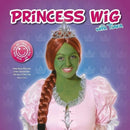 Womens Princess Wig With Tiara Wigs Female Halloween Costume 2