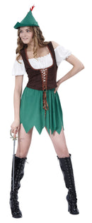 Womens Robin Hood Lady Budget Adult Costume Female Halloween 1