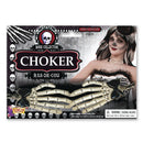 Womens Skeleton Hand Choker Costume Accesories Female Halloween 1
