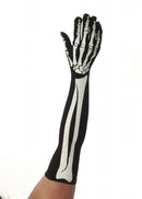 Womens Skeleton Long Gloves Costume Accesories Female Halloween 1