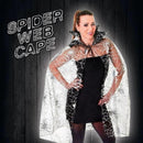 Womens Spider Web Cape Adult Costume Female Halloween 2