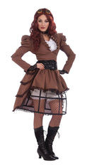 Womens Steampunk Vicky Hoop Skirt Adult Costume Female Uk Size 10 14 Halloween 1