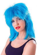 Womens Tinsel Tina Wig Aqua Wigs Female Halloween Costume 1
