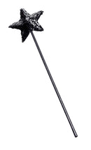 Womens Wand Black Sequin Costume Accessories Female Halloween 1