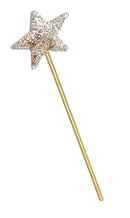Womens Wand Gold Sequin Costume Accessories Female Halloween 1
