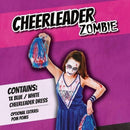 Womens Zombie Cheerleader Blue White Adult Costume Female Halloween 2