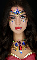 Wonder Woman Face Jewels 1