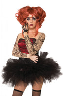 Skeleton Hand Jewellery Black Costume Accessories Female_1 X73419