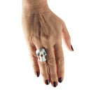 Skeleton Skull Ring Costume Accessories Female_1 X73610