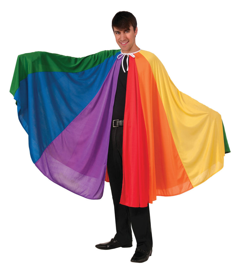 Rainbow Cape Adult Costume Unisex_1 X74250