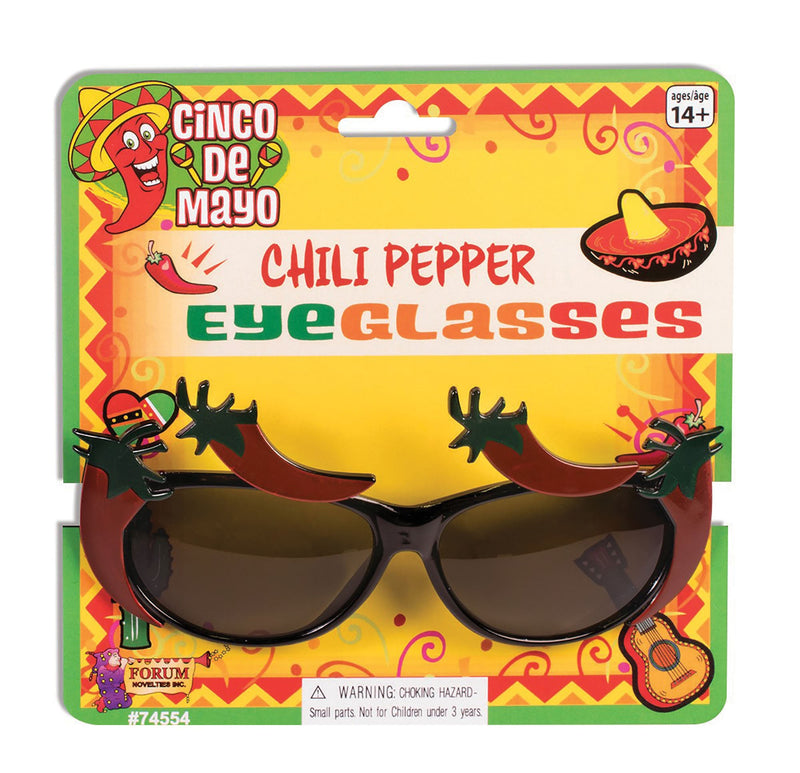 Chilli Pepper Eyeglasses Costume Accessories Unisex_1 X74554