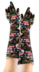 Day Of Dead Gloves Costume Accessories Female_1 X74673