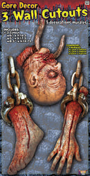 Severed Body Parts Cut Out Halloween Items Unisex_1 X74892