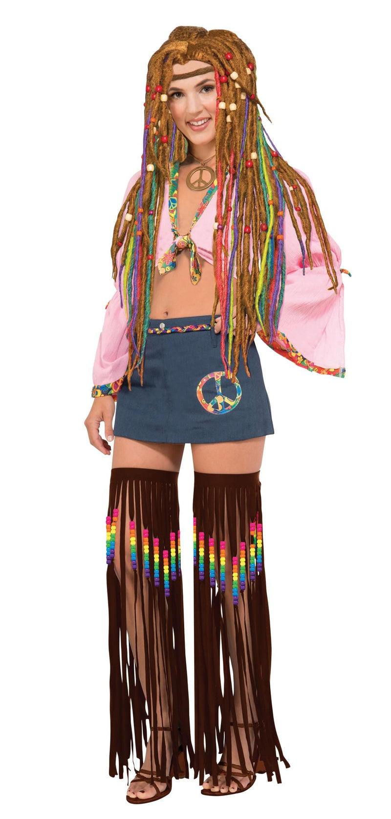 Hippie Leg Garlands Beaded Fringed Costume Accessories Female_1 X74903