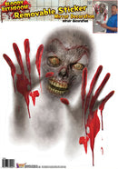 Bloody Bathroom Mirror Stickers Halloween Items Unisex_1 X75042