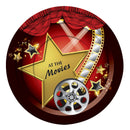 At The Movies Dessert Plate 8pcs Multi Party Goods Unisex_1 X75862