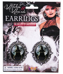Witches Cameo Earrings Costume Accessories_1 X76631