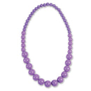 Pop Art Big Pearl Necklace Lavender Costume Accessories Female_1 X76707