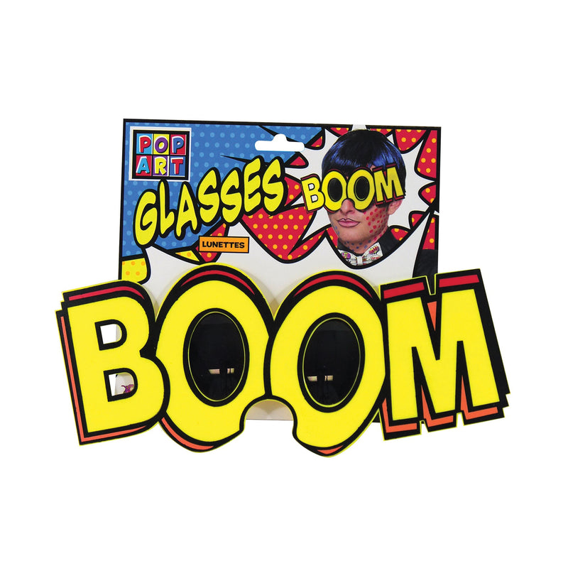 Pop Art Jumbo &#39;boom&#39; Glasses Costume Accessories Male