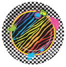 80s Large Plate 8pc Party Goods_1 X77467