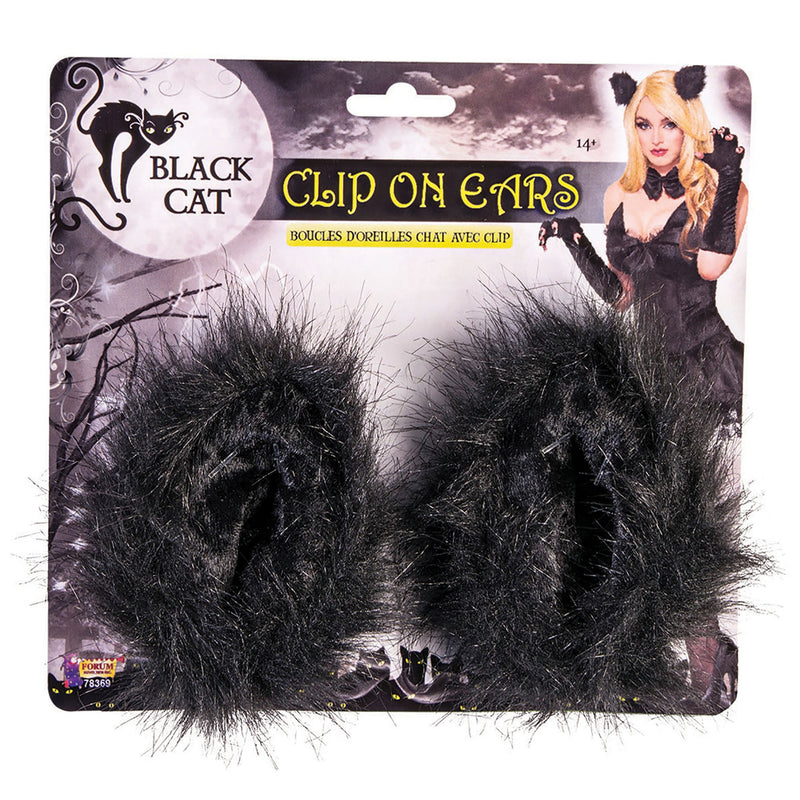 Black Cat Clip On Ears Miscellaneous Disguises Female_1 X78369