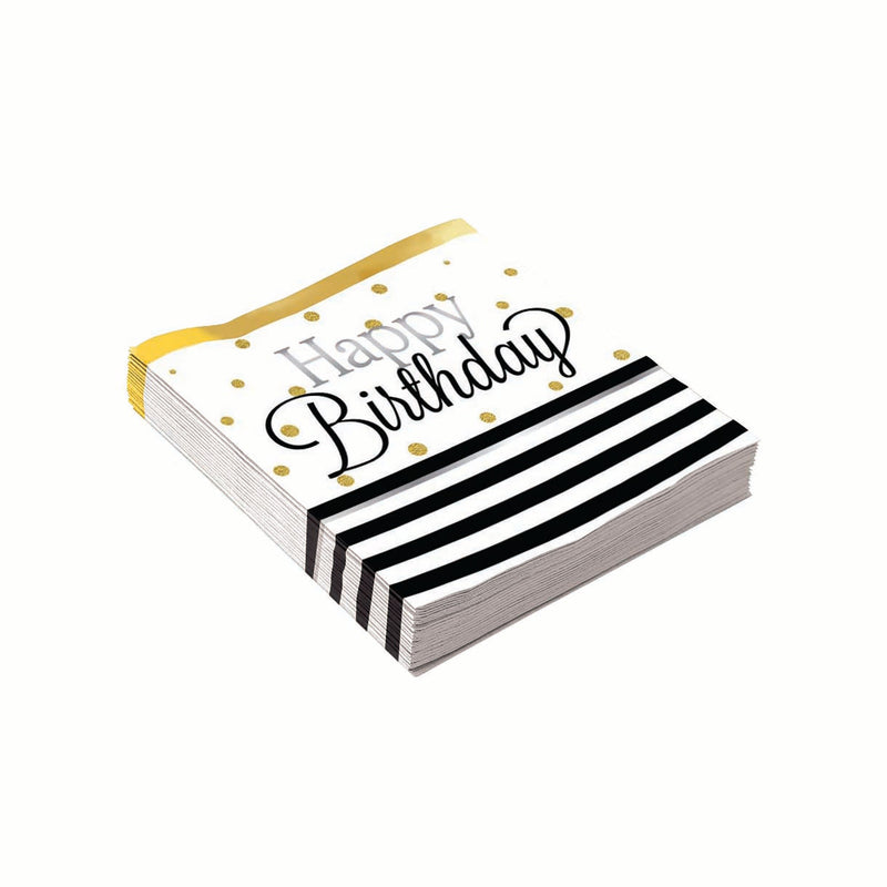 Birthday Elegant Small Napkins_1 x78721