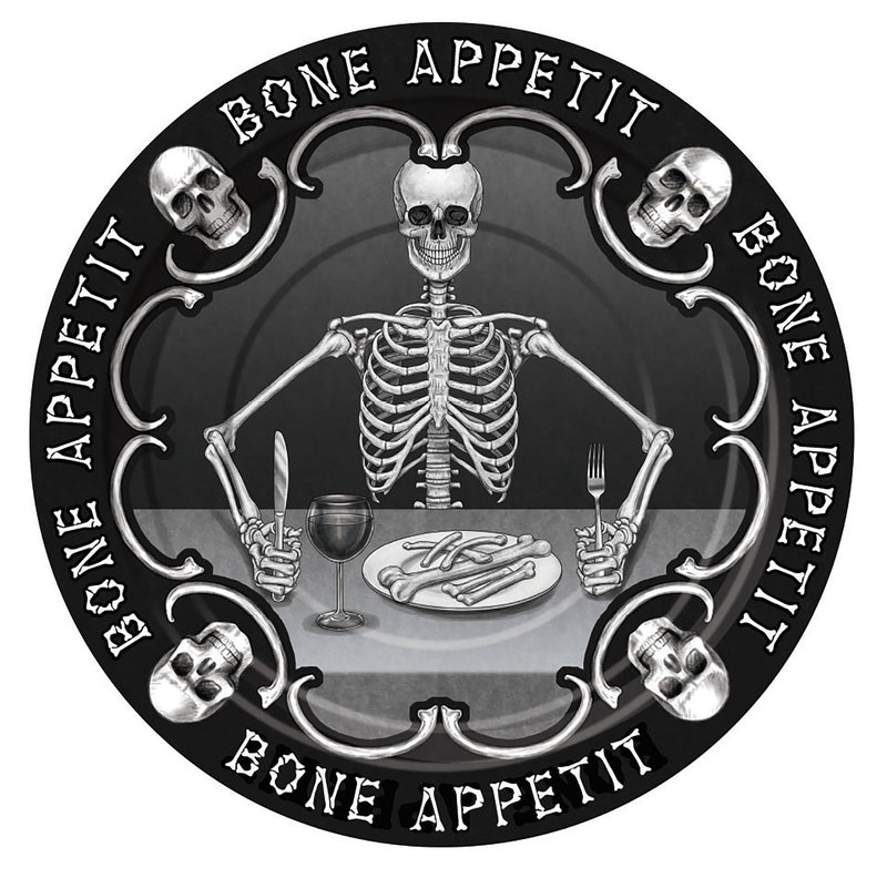 Bone Appetit 7" Plate Party Goods_1 X78944