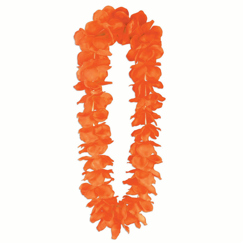 Lei Fluorescent Orange Large Petals_1 x80102