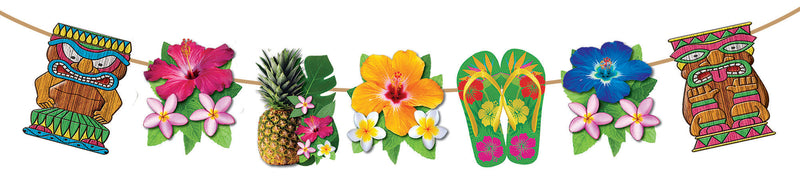 Hawaiian Printed Garland_1 x80129