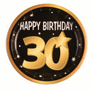 30th Birthday Paper Plates 9" 8 In Pkt_2 