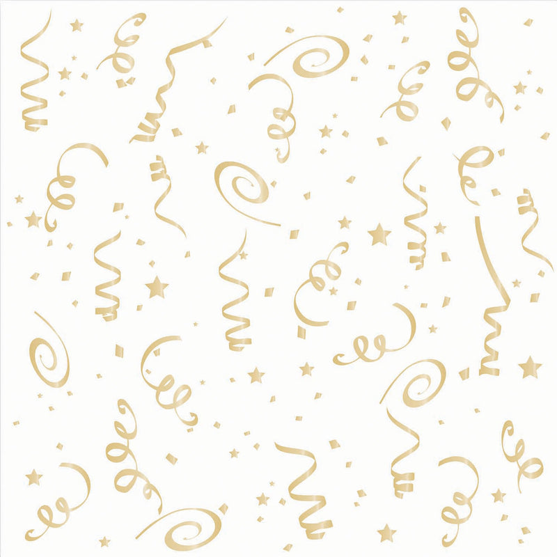 Gold Confetti Napkins Lge 16 Pack_1 X81983