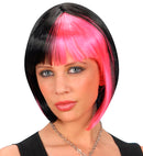 Zoey Wig Black With Pink Streaks- In Box