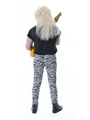 Zebra Print Trousers Adult Rocker Costume 2