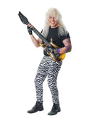 Zebra Print Trousers Adult Rocker Costume 1