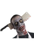 Zombie Cleaver Through Head Accessory 1