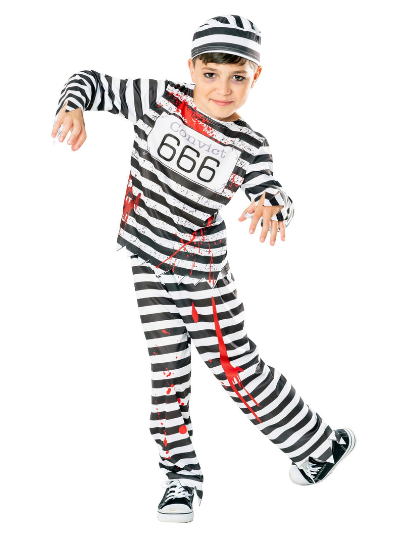 Zombie Convict Costume Boys Prisoner_1